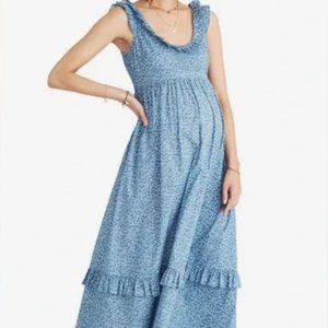 Hatch Ruffle Floral Maternity Dress